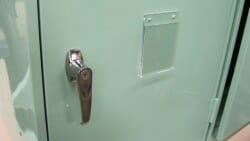 Entomology cabinets with plastic label holder
