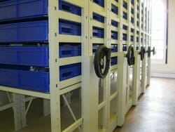 Whitby Art Gallery Storage designed for geology collection.