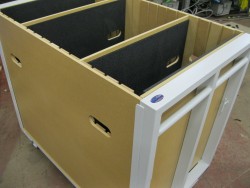 Removable panel art trolley