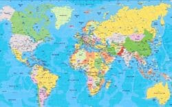 world map